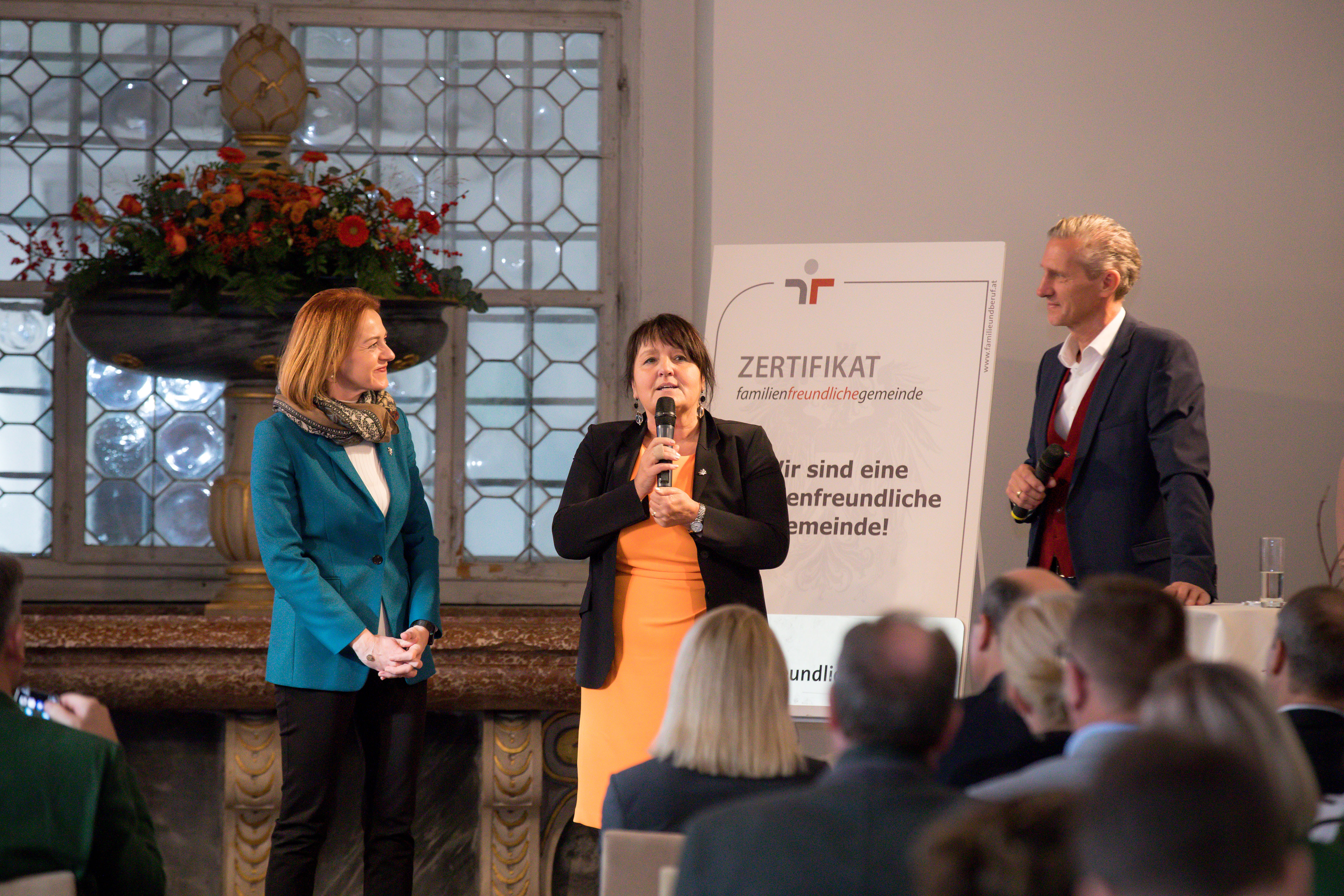 Talk mit Talk mit LR Schmiedtbauer und Landtagspräs. Khom 